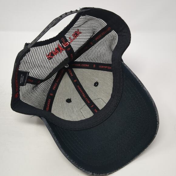 Kryptek Snapback Trucker Hat Multi One Size Adjustable Embroidered Mesh Back - Picture 7 of 9